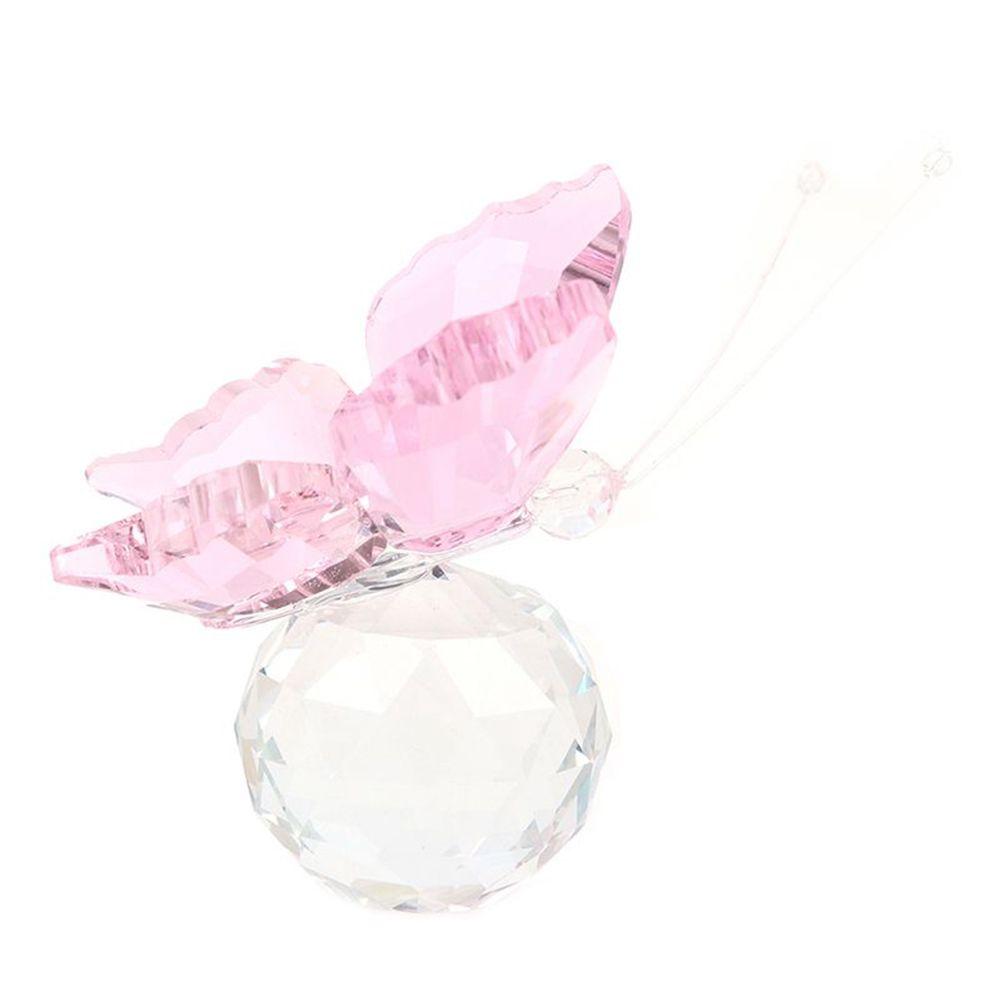 K9 For Crystal Handmade Butterfly Figurine for Home and Wedding Decoration Craft Display and Functional Paperweight