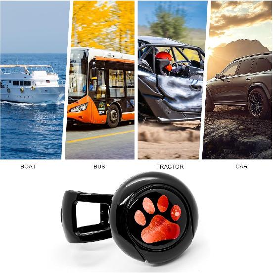 Cute Footprint - Steering Wheel Knob Spinner, Universal Non-Slip - Fit For Cars, Trucks, Boats Rv Bus Tractor & More