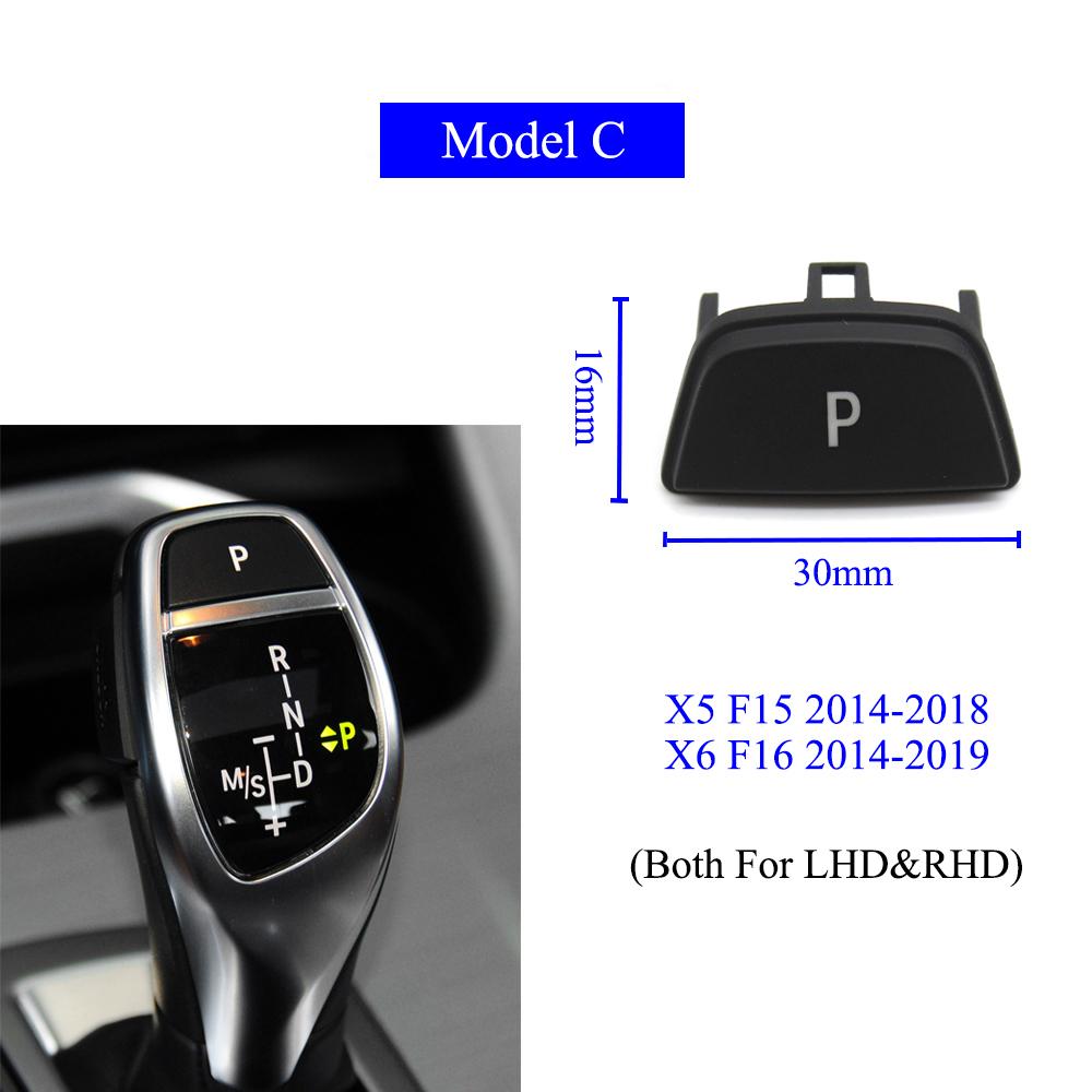 Interior Car Gear Shift Lever P Auto Button Cap Parking Control For BMW 1 2 3 4 5 7 X3 X4 X5 X6 E60 F20 F21 F30 F34 F36 F10 F25