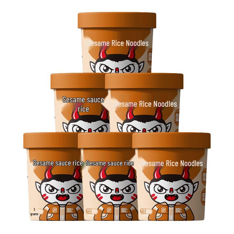 Shizuren Instant Rice Noodles 6-Pack Tubs