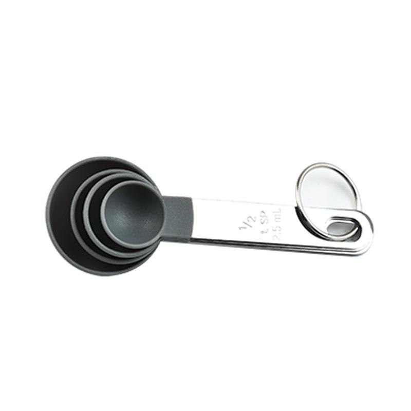 8-Piece Measuring Spoon and Cup Set with Stainless Steel Handles for Baking