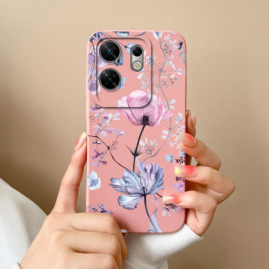 For Infinix Zero 30 4G 5G Case Cute Dinosaur Leopard Print Pattern Liquid Silicone Protective Back Cover For InfinixZero30 Funda