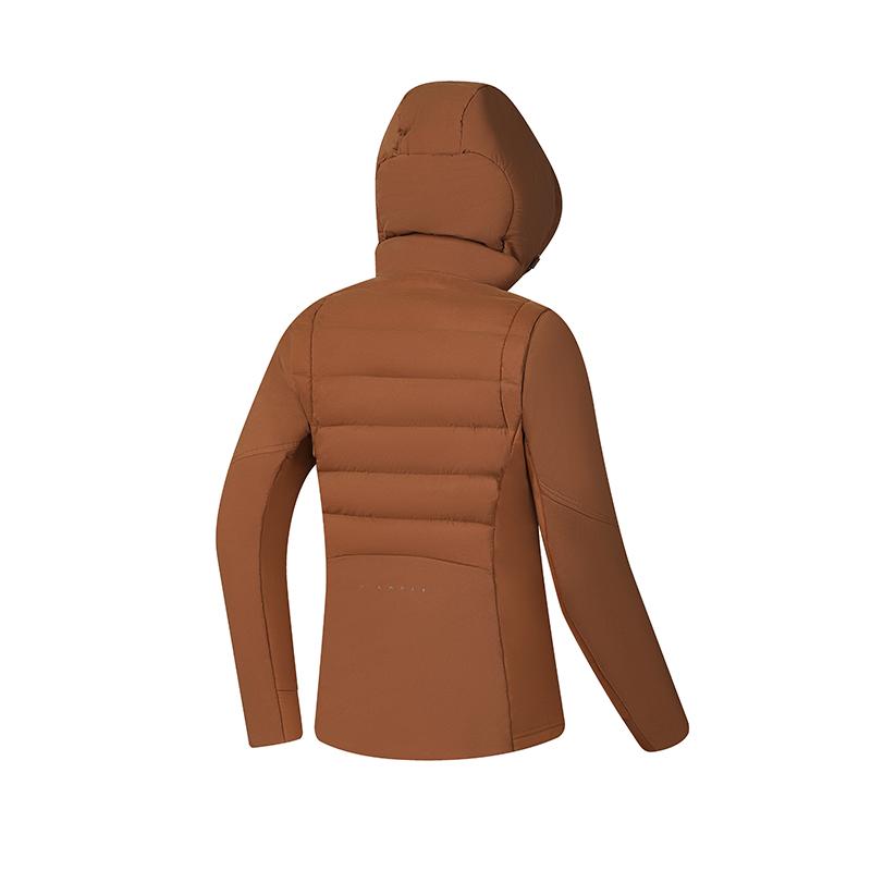 New FILA Fitness Puffer Jacket Women's Chestnut Brown A11W441904F-BN