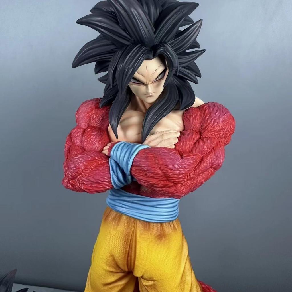 Anime Drogan Boll Ssj4 Gocool Figure Son Gocool Super Saiyan Action Figures 34cm Pvc Statue Collection Model Toys Gifts