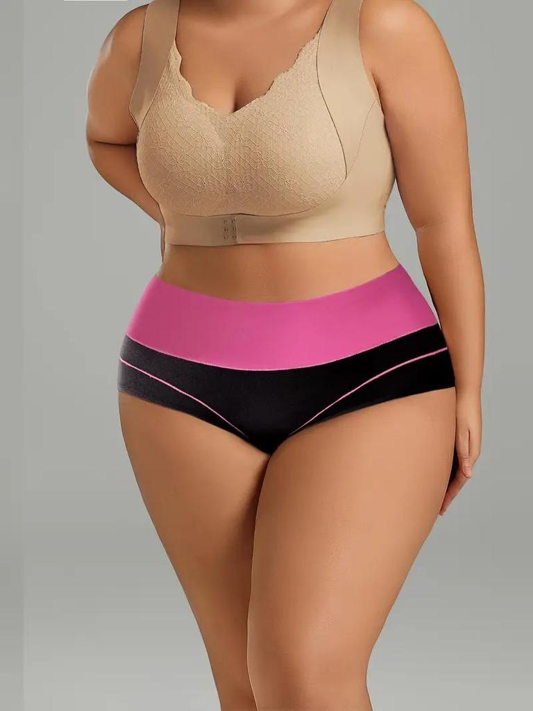 High Waist Body Shaper Underwear Women Panties Soft Cotton Ladies Briefs Slim Breathable Panty Plus Size Female Lingerie