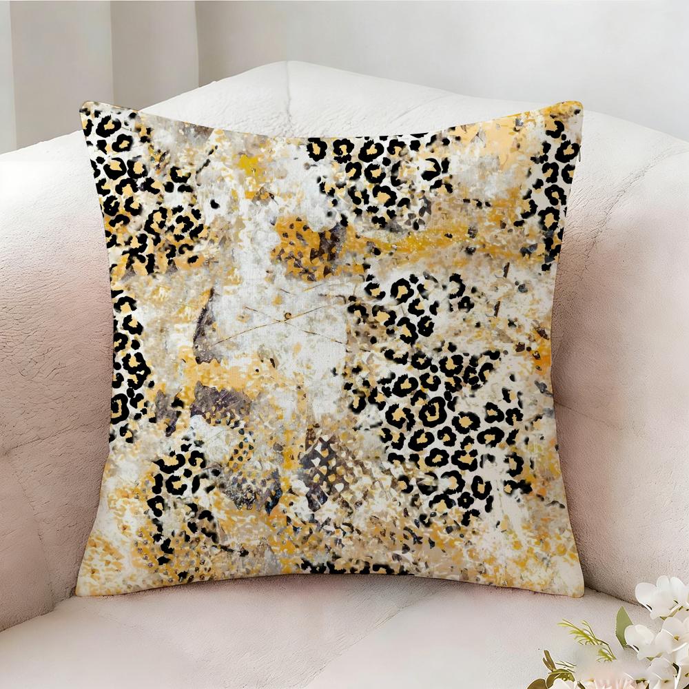 Snake Print Pillow Case Pillowcase, Double-sided Printed, Sofa Cushion, Bedroom Headboard Pillow