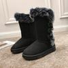 20252025 Hot-selling Ug Snow Boots Women's Medium Tube 5825 Hairball Ball with the Same G Warm Women's Cotton Shoes 2025