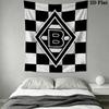 Borussia Wall Tapestry Aesthetic Wall Hanging Printed Fabric Blanket Decorative Tapestries for Bedroom Living Room Home Decor