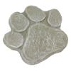 Dog Pawprint Memorial Stone DIY Lettering Dog Grave Marker Pet Monument for Outdoor Lawn Patio