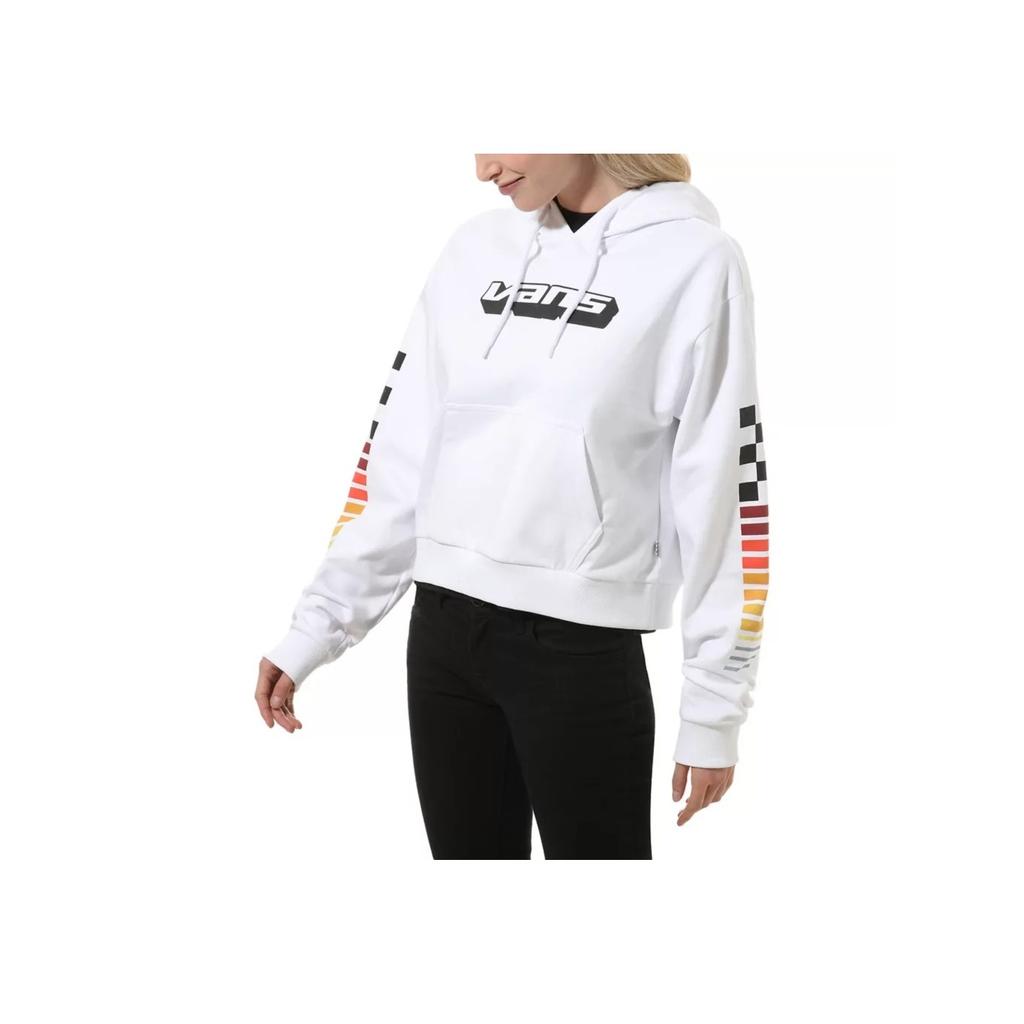 Vans Sports Casual Long Sleeve Hoodie Women hoodies White VN0A47YDWHT