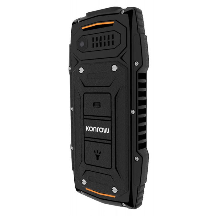 Konrow stone plus - téléphone antichoc certifié ip68 - 2.4'' - double sim - noir - tout opérateurs