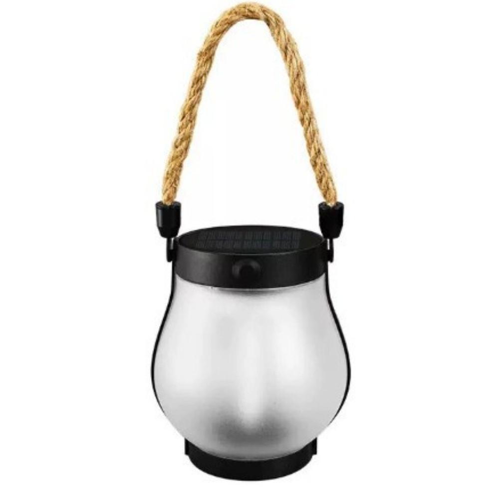 Dancing Flame Solar Lantern Rechargeable Outdoor Lights New Solar Flame Lights  Yard Decor