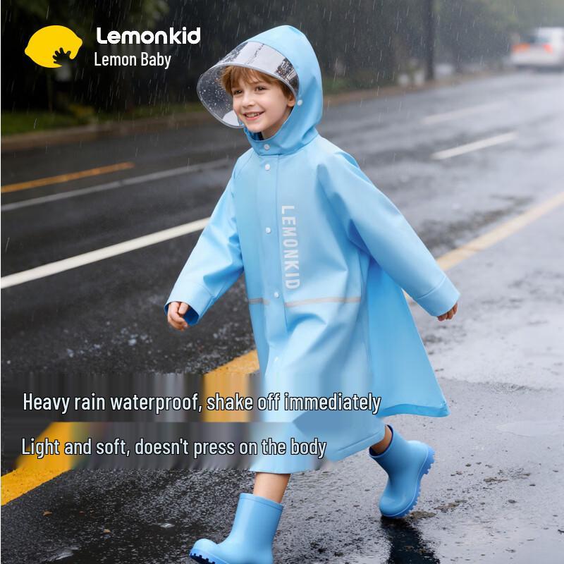 Детский водонепроницаемый дождевик Lemonkid с местом для рюкзака XL