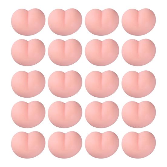 5/10/20Pcs Pink Butt Squeeze Toy Stress Relief Slow Rising Mini Ass Sensory Toy Anti-collision Pad Relaxation Soft Stress Ball Fidget Toy
