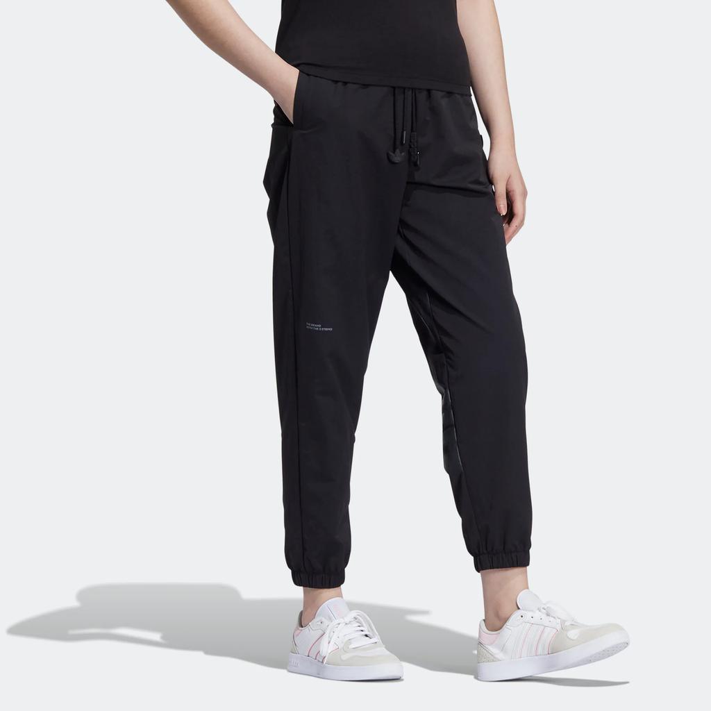 Adidas Originals Adicolor Tp Embroidered Logo Drawstring Sweatpants Women Bottoms Black HS1926