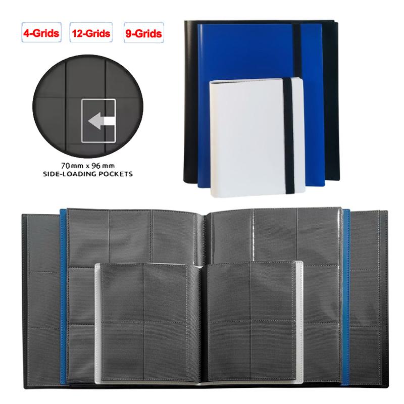 160/360/480 Cards Capacity Pocket Holder Binders Albums For Game Card Book Sleeve Holder PP Cover Ideal For Basketball Cards NEW