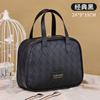 Storage bag high-end new large-capacity braided grid cosmetic brush partition storage