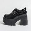 Fashion Retro Mary Jane shoes Women black Oxford shoes Thick-soled Heightened College Style Leather Shoes Women Platform JK Uniform Shoe