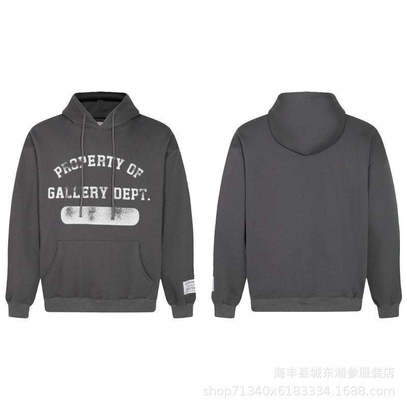 Oversized Hooded Sweatshirt With Graffiti Letter Print Loose Fit Cotton Pullover Men Casual Streetwear