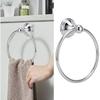 Towel Ring, Hand Towel Rack Bathroom Hand Towel Holder Hand Towel Hook Stainless Steel Towel Ring Wall Mount Hand Towel Holder(#A)