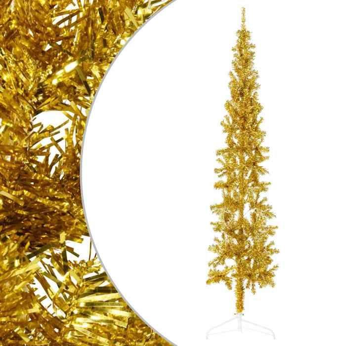VidaXL Demi Artificial Christmas Tree Slim with Stand Christmas Tree Holiday Decoration Christmas Ornament Decoration of 344593