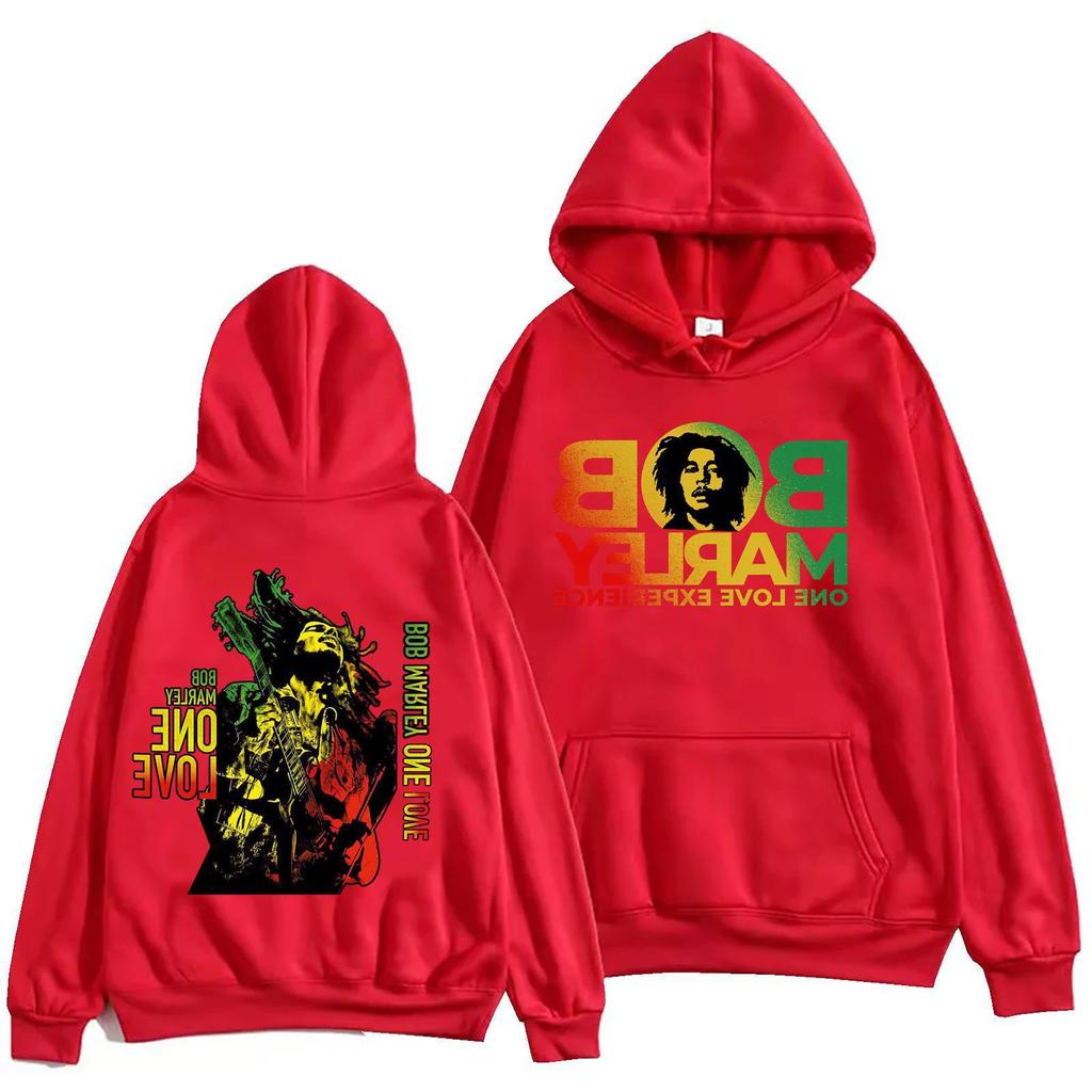 Bob Marley Hoodie Harajuku Hip Hop Pullover Tops Popular Music Sweatshirt Fans Gift Couple hoodie
