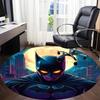 1pc Batman Moonlight Office Round Area Rug, Under Office Chairs Bedroom Living Room Home Decor, Room Deco, Available In Various Sizes