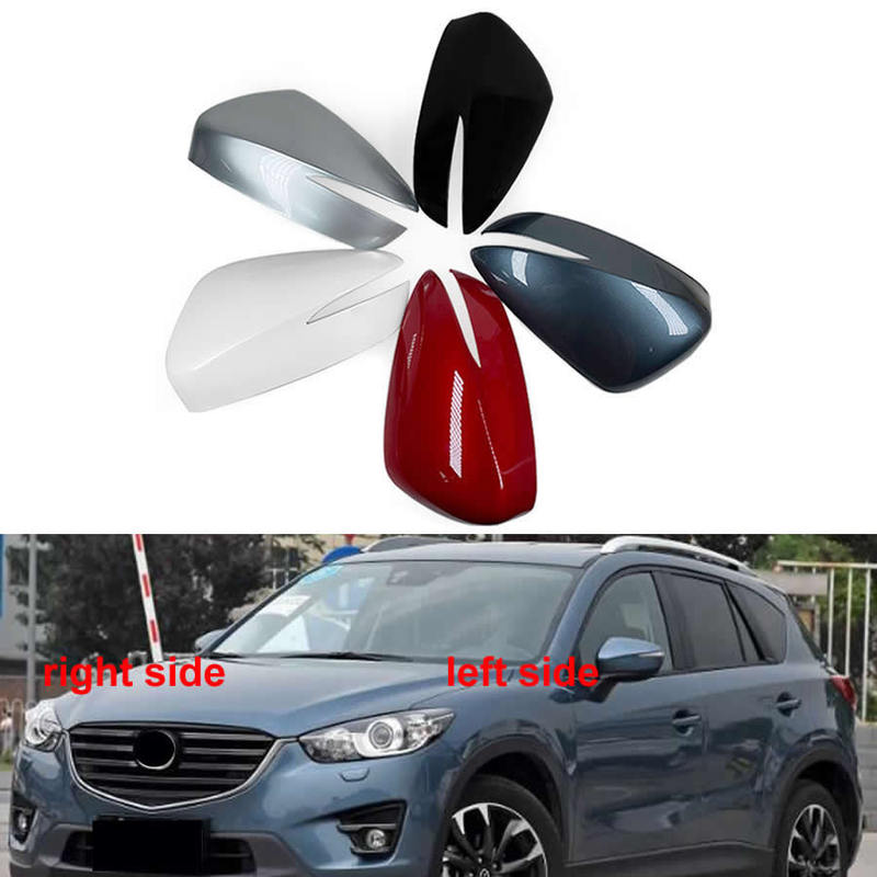 For Mazda CX-5 CX5 2015 2016 / CX-4 2016- Rear View Mirrors Shell Housing Wing Door Side Mirror Cover Color Painted