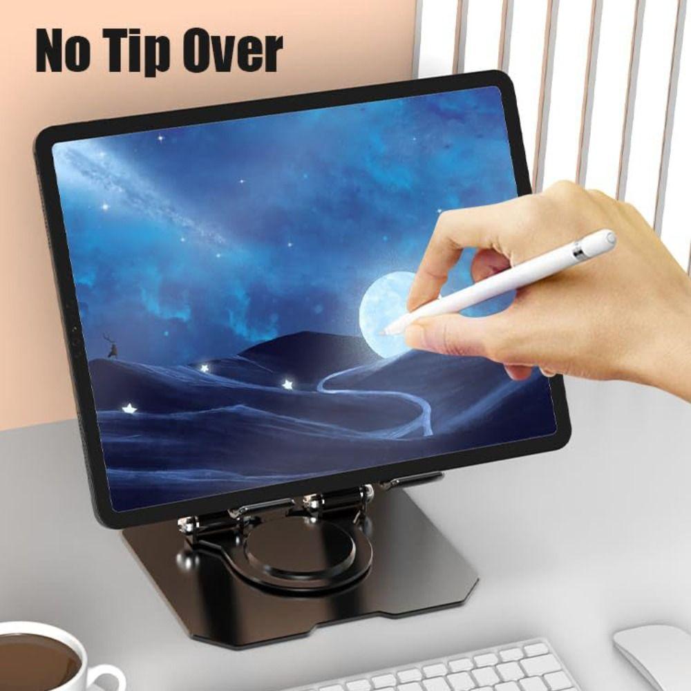 Adjustable 360 Degree Rotation Desktop Stand Holder Hollow Design Cell Phone Stand  Office