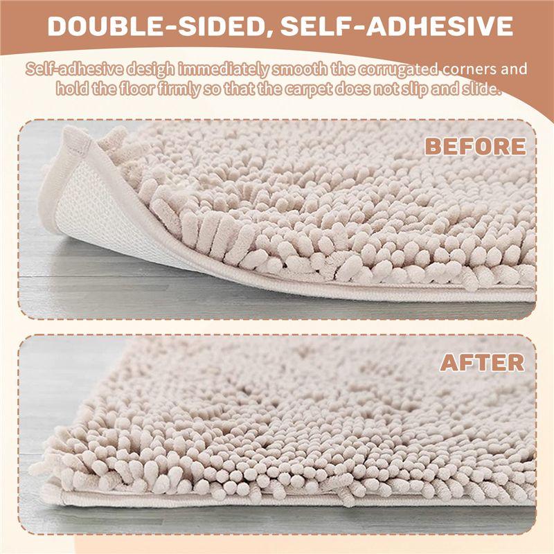 A20F-8 PCS Rug Grippers For Area Rugs,Non Slip Rug Grippers For Hardwood Floors,Anti Slip Carpet Pads For Tile/Wood Floor
