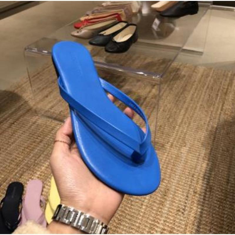 

Мода Новые Модные Конфетного Цвета Женские Шлепанцы Вьетнамки Женские Пляжные Противоскользящие Шлепанцы Сандалии Пляжные Тапочки Большой Размер 43 36 синий