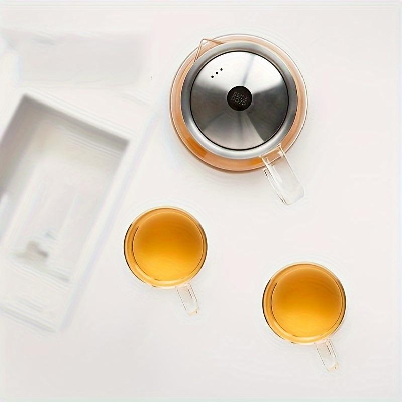 Set ceainic si cani de ceai 5 buc. Ceainic din sticla termorezistenta cu filtru si 4 cani de ceai Set de ceai ceainic 470ml/15.89oz ceainica 140ml/4.73oz pentru ofic