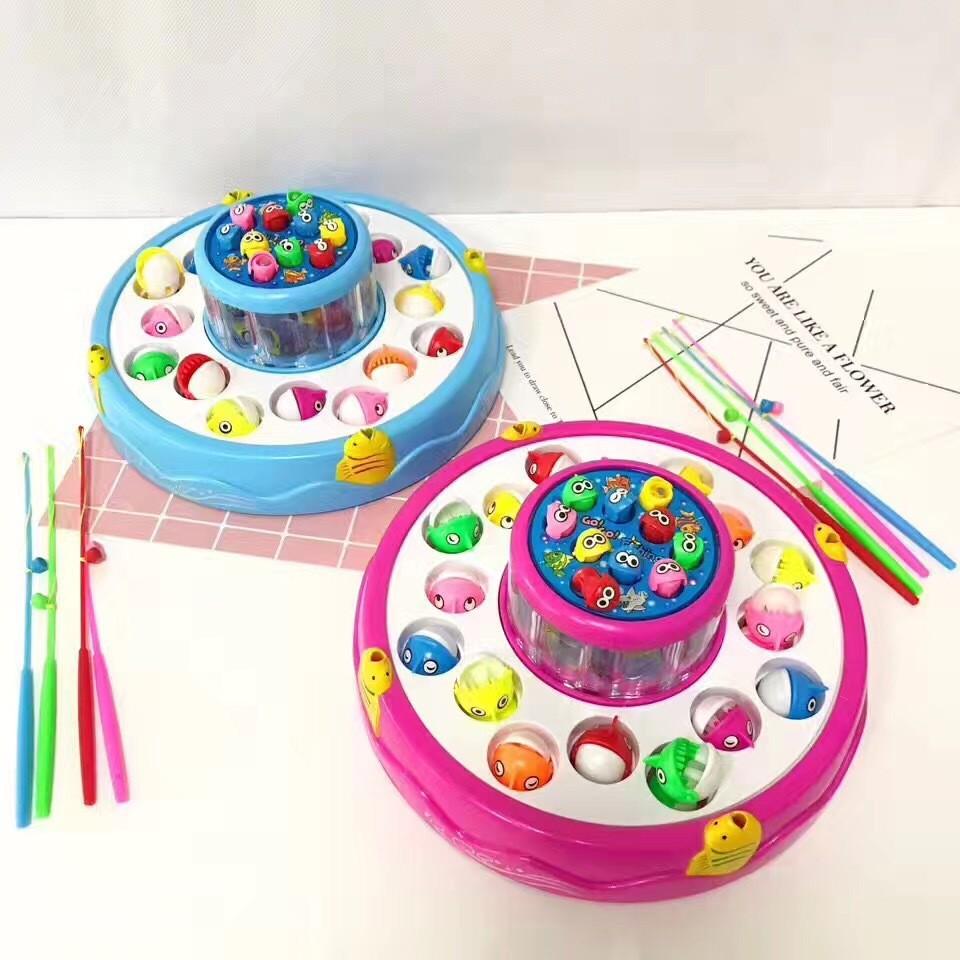 Magnetic Fishing Toy For Kids With Music And Battery Power Educational Toy For Early Learning