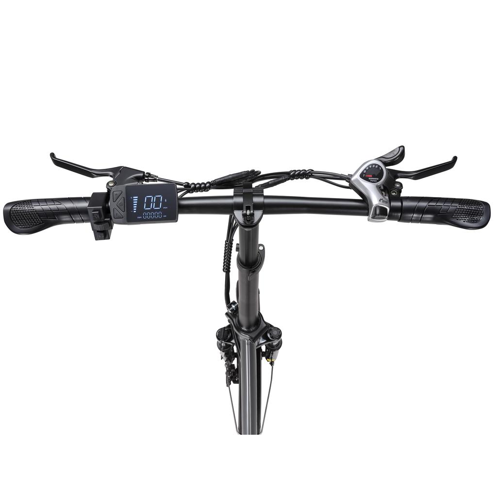 SINOHON C20 Folding Convenient Electric Bicycle With Seat 250W Men's E-Ebike 36V18Ah Battery 20 Inch Fat Tires Women's Convenient Electric Bike