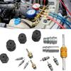 R134A Auto Air-Conditioning Core Valve Kit For R12 R22 R134 High-Pressure Side A/C Service Valves