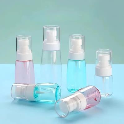 Lot de 2 Flacons Pulvérisateurs Rechargeables 1oz/30ml Atomiseur d'Alcool Mini Contenants Liquides à Brume Fine pour Soin de la Peau Maquillage Accessoire de Voyage