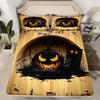 Cute ghost bedding set for boys, girls, teenagers, bats, pumpkin lanterns, Halloween