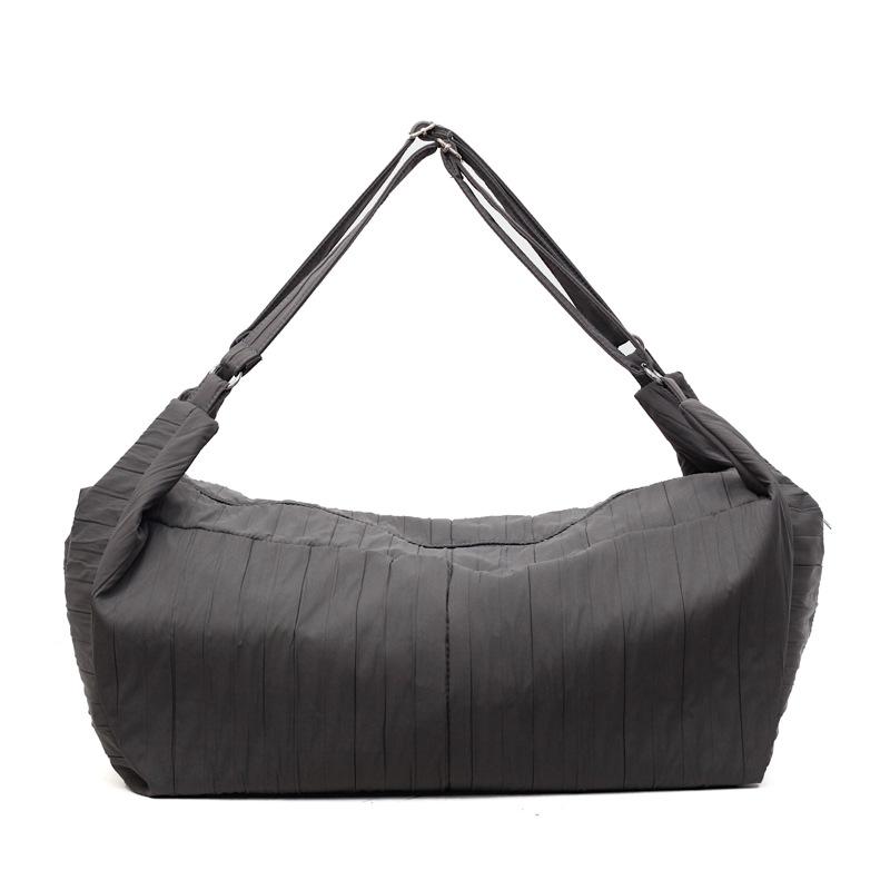 Folded Dumpling Bag Casual Versatile Relaxation Tote Bag Crossbody Large Bag Cycling Sports Lightweight Shoulder Bag