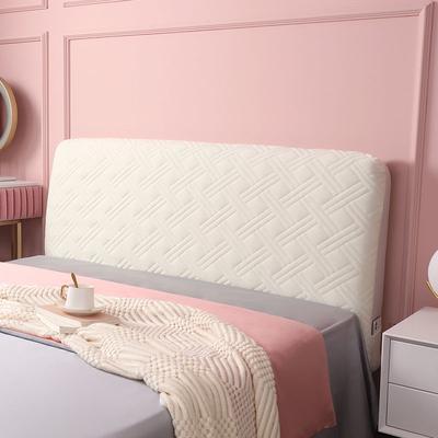 Modern Thicken Headboard Cover Soft Plush Quilted Velvet Bed Head Cover Solid Color Washable Furniture Bed Dust Protector Cover