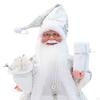 18 Inch Santa Decoration Figure with Gift Bag for Home And Office