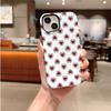 Trendy Kawaii Retro Red Love Heart Hand Drawn Doodle Art Film Aesthetic Protective Phone Case For iPhone 14 15 16 Pro Max Plus Dropproof Bumper Cover