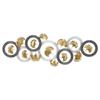 Mauro-Ferretti Metal Wall Decoration 127.5x44.5 Cm Multicolor