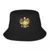 Golden Polish Coat Of Arms Of Poland Bucket Hat Girl Packable Sport Fishing Hats Hot Summer Beach Vacation Getaway Headwear