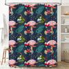 Bathing Shower Curtain Blue Background With Turtle Crab Design Waterproof Fabric Perfect For Bathroom Decor