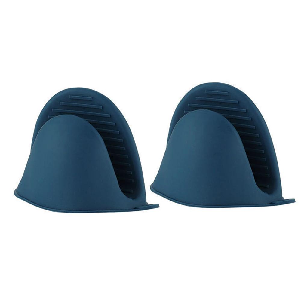 Mini Oven Gloves Silicone Cooking Pinch Grips Oven Mitts Potholder Kitchen Oven Gloves  Rubber Kitchen Cooking Baking