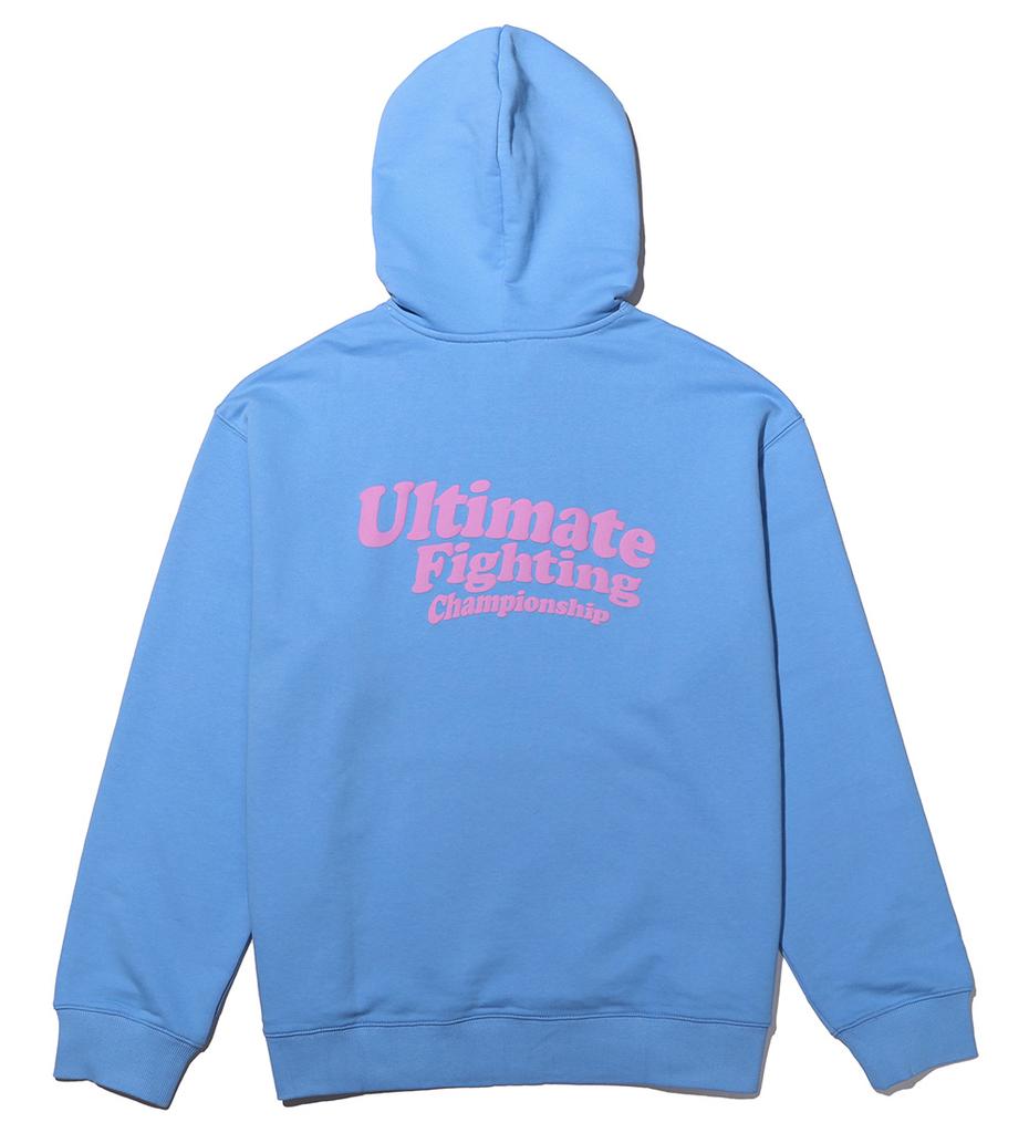 Ufc Wording Oversized Hoodie Blue U2Swt3339Sb
