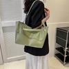 Fashionable Street Style Pu Tote Bag For Women Large Capacity Shoulder Bag