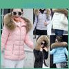 Womens Short Slim Quilted Winter Coat With Fur Hooded Collar And Stylish Design