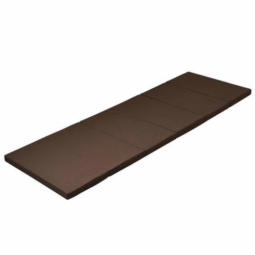 Achilles Folding Mattress, Firm, High Firmness (265N), Relieves Back Pain, Small, Semi-Single (60cm Wide X 180cm Long), Antibacterial, Deodorizing, 4c