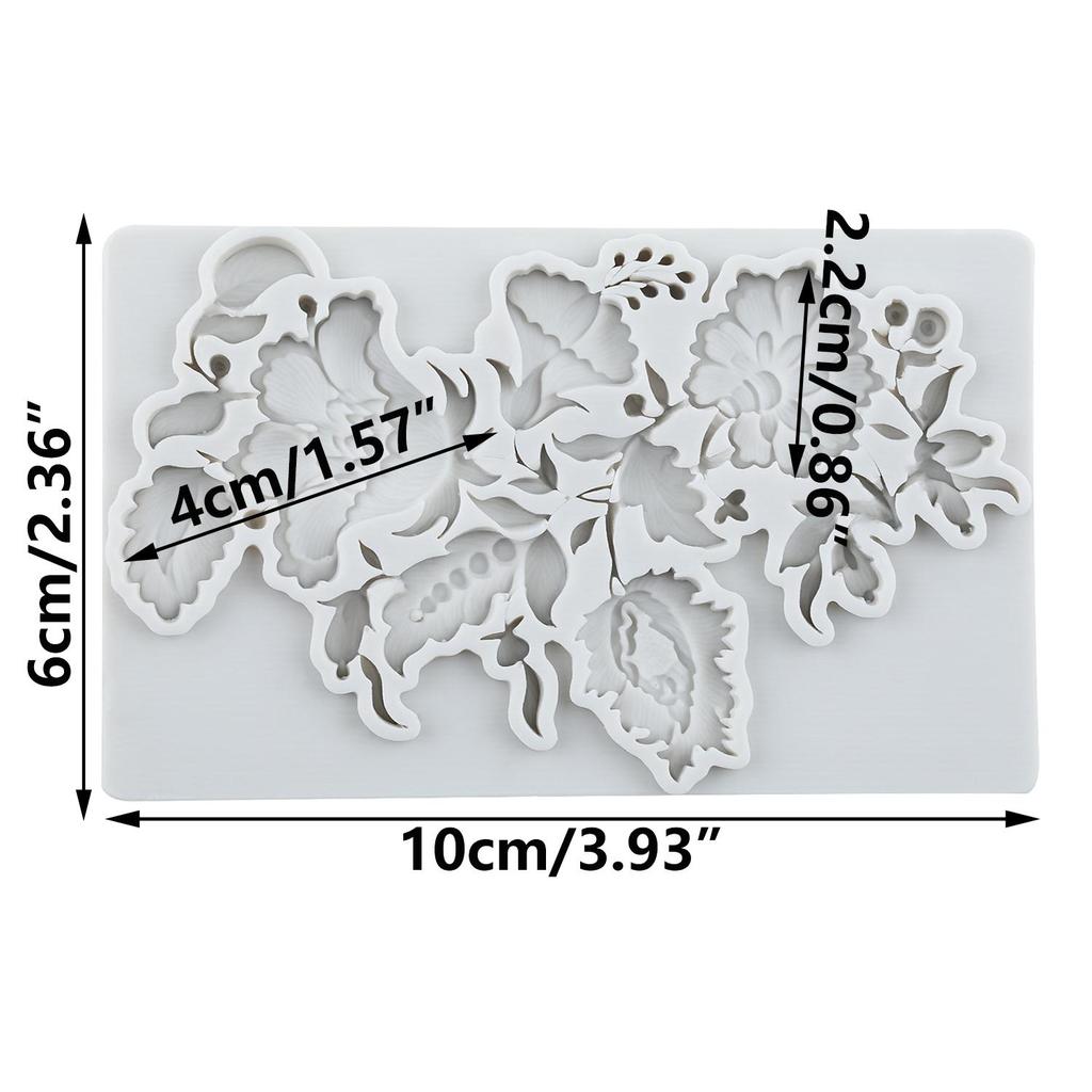 Rose Pfingstrose Silikonform Elster Blume Blätter Fondantformen Kuchen Dekorationswerkzeuge Themenkuchen Dessert Dekoriert Schokoladen Bonbonform